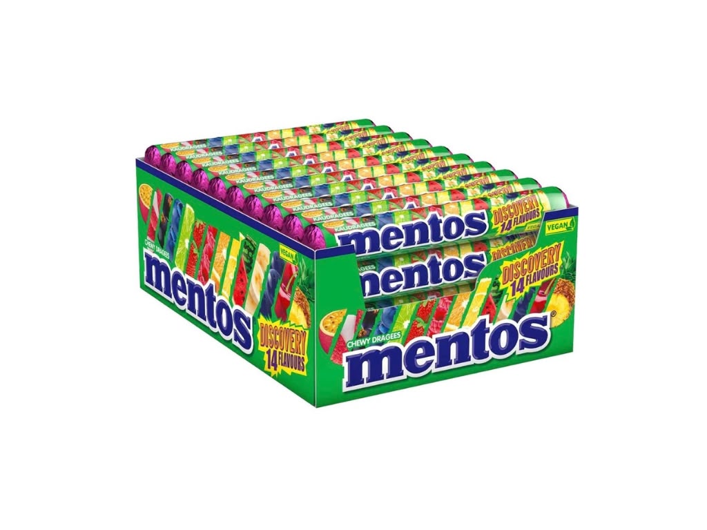 Mentos Discovery 14 Flavours 40 x 37,5 g – 1.500 g