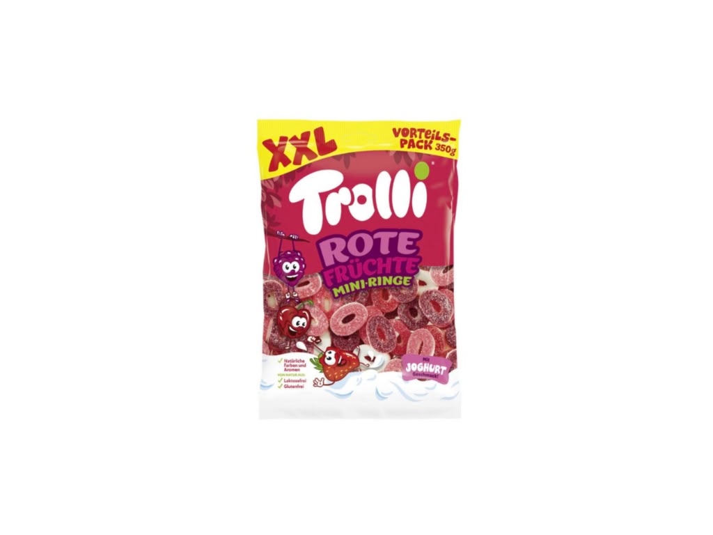 Trolli Rote Früchte Mini-Ringe XXL 350 g