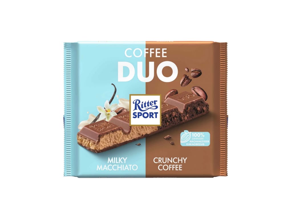 Ritter Sport Coffee Duo White Coffee & Crunchy Coffee 218 g