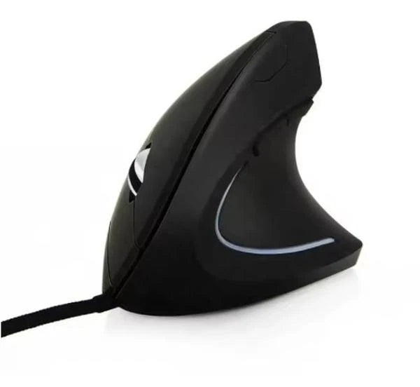 Vertikalmaus für Rechtshänder, USB, Kabelgebunden, Ergonomisch, Schwarz