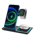 3in1 Kabelloses Ladegerät Induktive Ladestation Für Apple Watch 11 iPhone 17 16